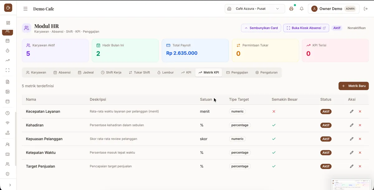 Sistem HR & Absensi screenshot 3